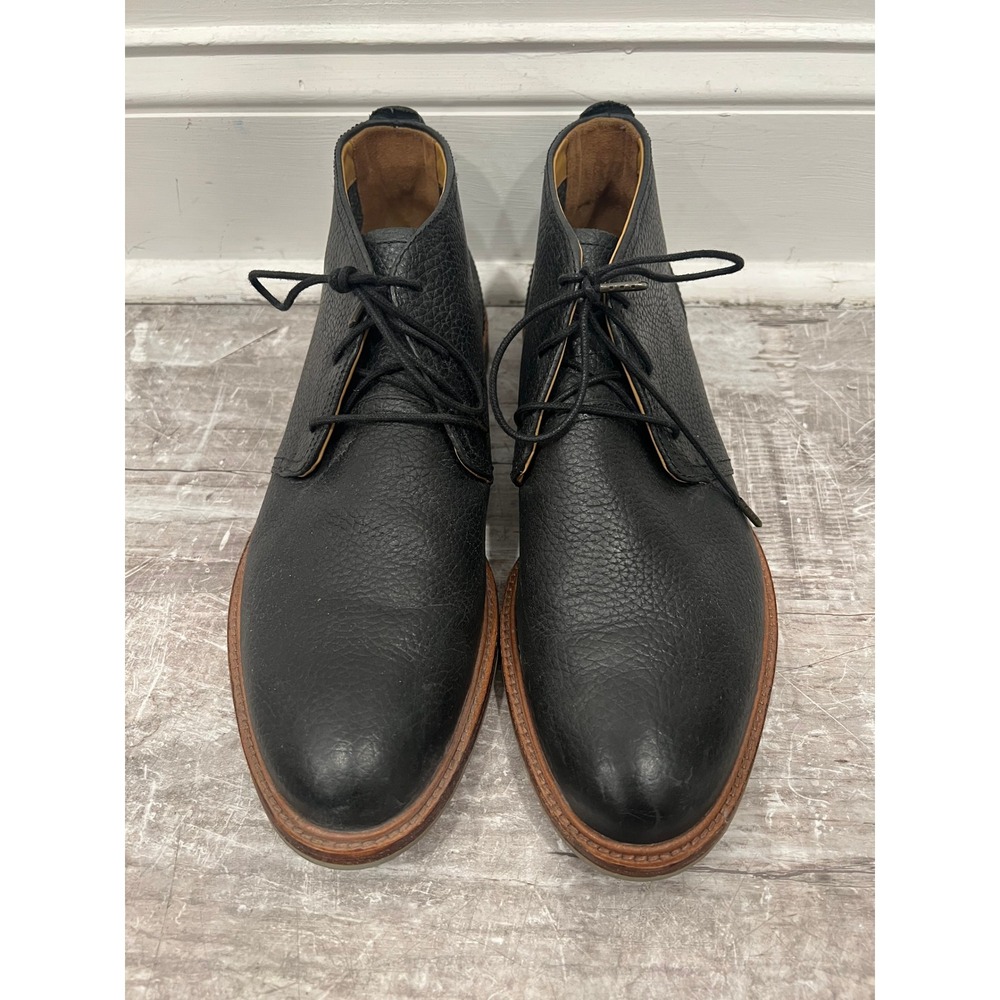 J Shoes Monarch Plus Black Leather Chukka Boots Mens 10 Capsule Modern Dandy